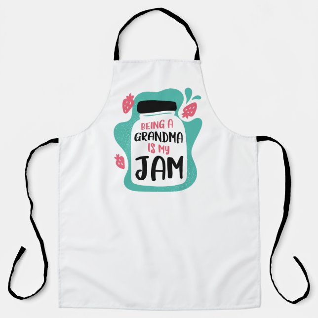 Oma zu sein ist mein Jam Schürze (Vorderseite)