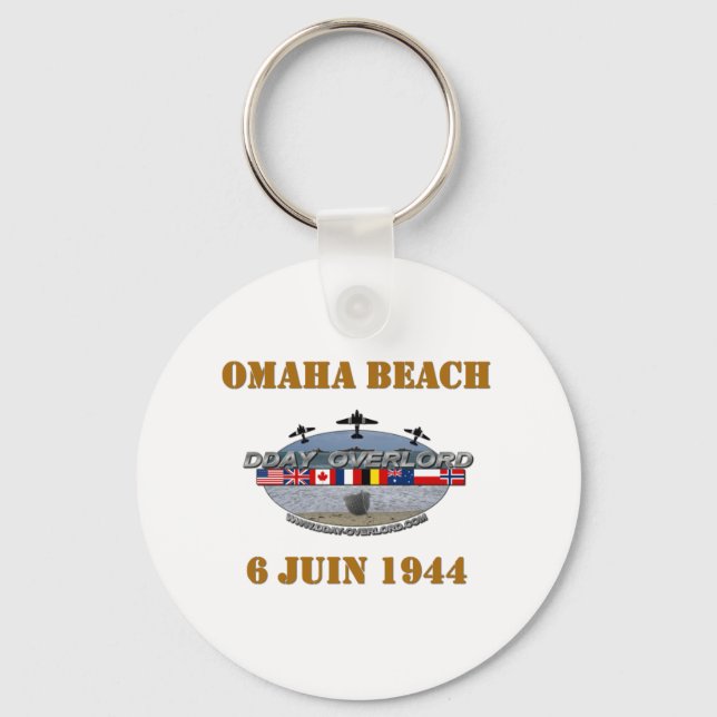 Omaha Beach 1944 Schlüsselanhänger (Vorderseite)