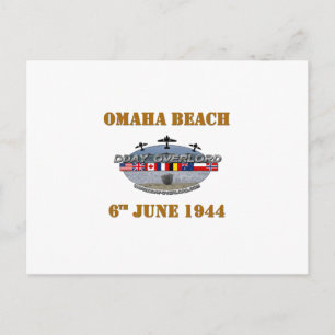 Omaha Beach 6th June 1944 Postkarte