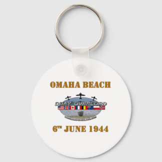 Omaha Beach 6th June 1944 Schlüsselanhänger