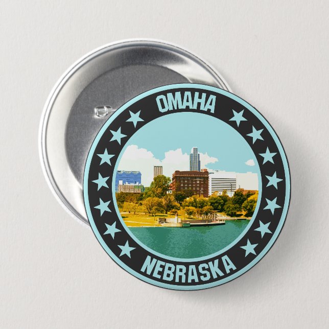 Omaha Button (Vorne & Hinten)