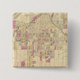 Omaha City, Nebraska Button