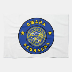Omaha Nebraska Geschirrtuch