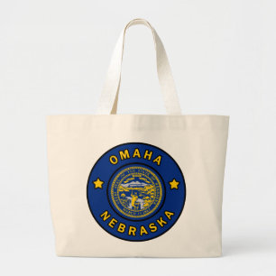 Omaha Nebraska Jumbo Stoffbeutel