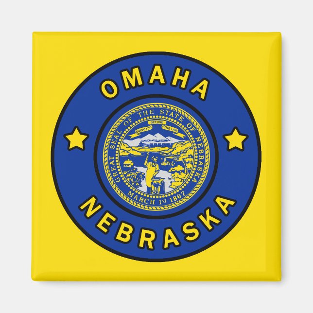 Omaha Nebraska Magnet (Vorne)