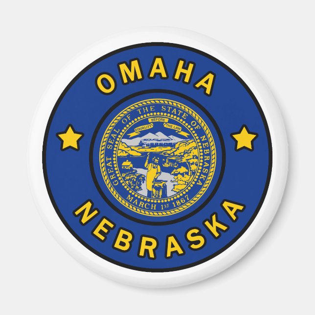 Omaha Nebraska Magnet (Vorne)