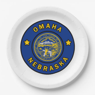 Omaha Nebraska Pappteller