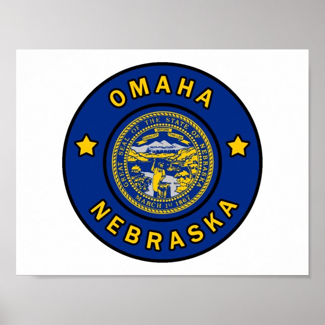 Omaha Nebraska Poster (Vorne)