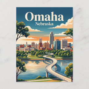 Omaha, Nebraska Postkarte
