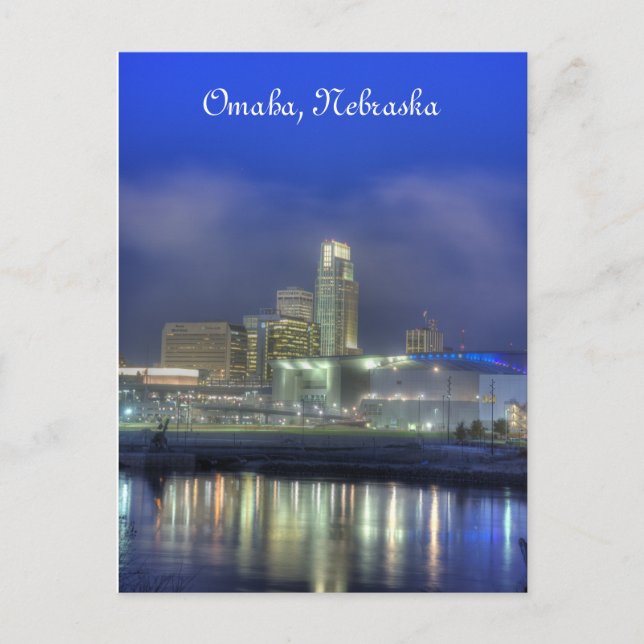 Omaha, Nebraska Postkarte (Vorderseite)