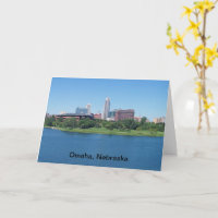 Omaha Nebraska-Skyline-Jahrestag