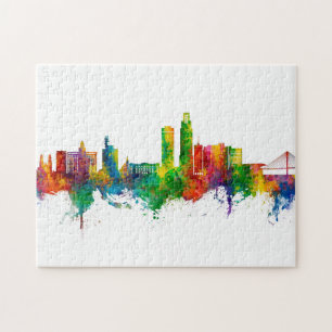 Omaha Nebraska Skyline Puzzle