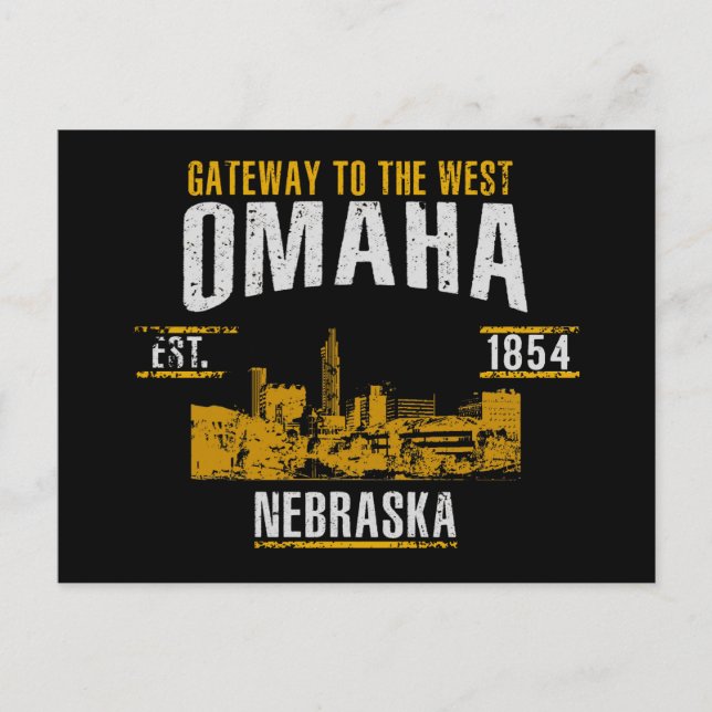 Omaha Postkarte (Vorderseite)