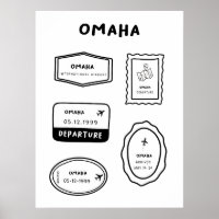 Omaha - Sammlung von Briefmarke für Reisen | Minim
