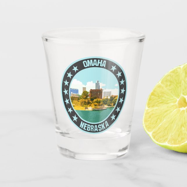 Omaha Schnapsglas (Vorderseite)