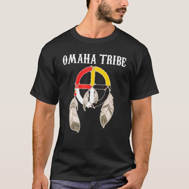 Omaha Tribe Sioux Nation Native Amerikanischen Ure T-Shirt (Vorderseite)
