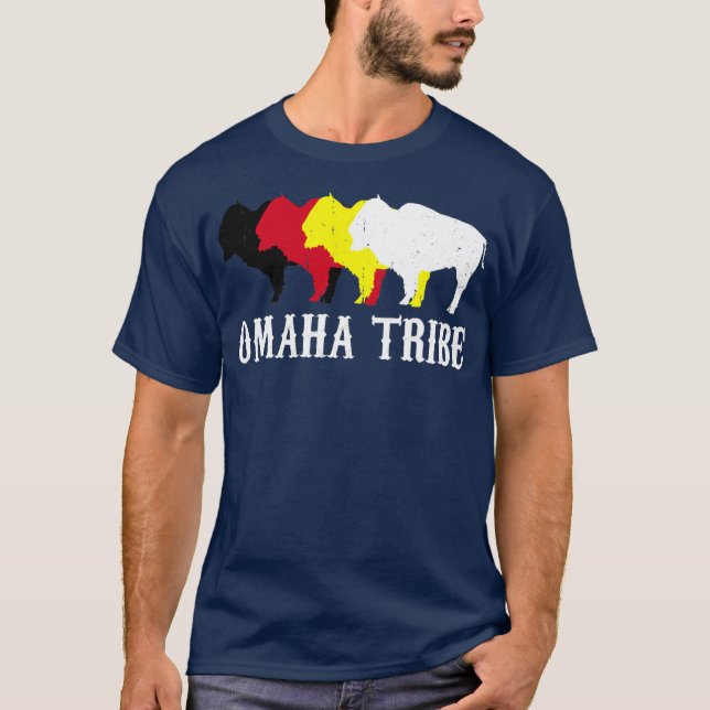 Omaha Tribe Sioux National Amerikanischen Ureinwoh T-Shirt (Vorderseite)