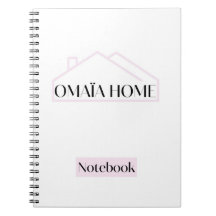 OMAÏA HOME Elegantes Notizbuchcover