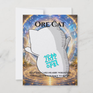 Omamori Card #007 – Ore Cat | Courage • Action Karte