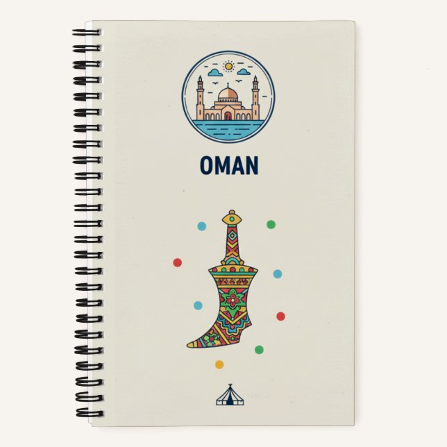 Oman-Erbe & Khanjar-Dolch-Fotoarchiv Notizbuch (Vorderseite)