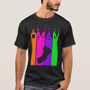Oman farbige Blasen T-Shirt
