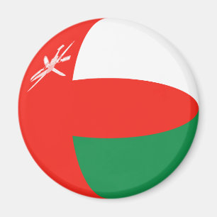Oman Fischaugen-Flagge-Magnet Magnet