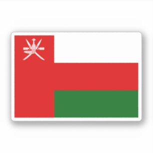 Oman Flag Aufkleber