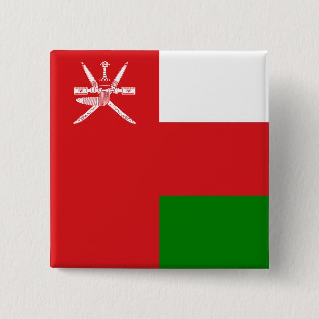 Oman Flag Button (Vorderseite)