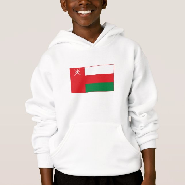 Oman Flag Hoodie (Vorderseite)