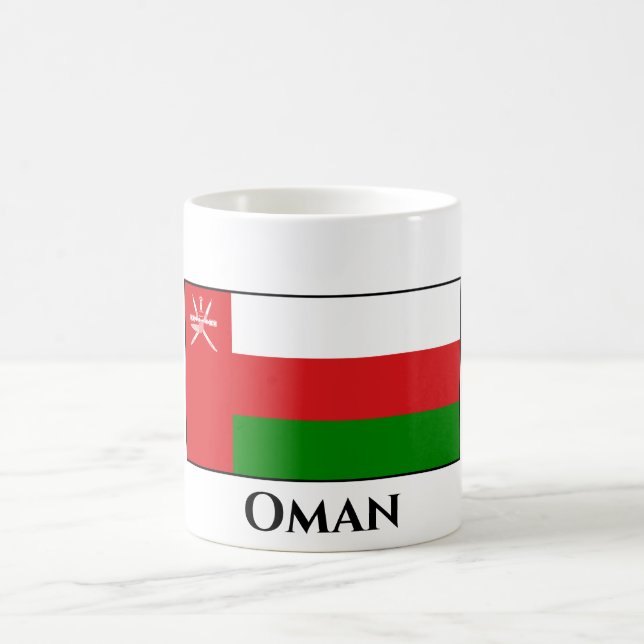 Oman Flag Kaffeetasse (Mittel)