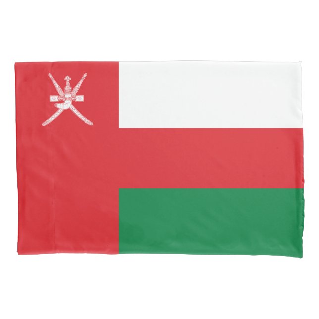Oman Flag Kissenbezug (Vorderseite)
