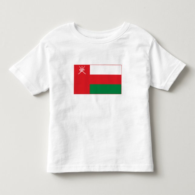 Oman Flag Kleinkind T-shirt (Vorderseite)