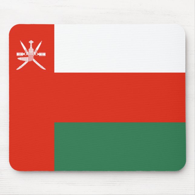 Oman Flag Mousepad (Vorne)