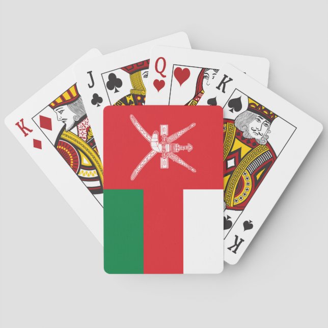 Oman Flag Spielkarten (Rückseite)
