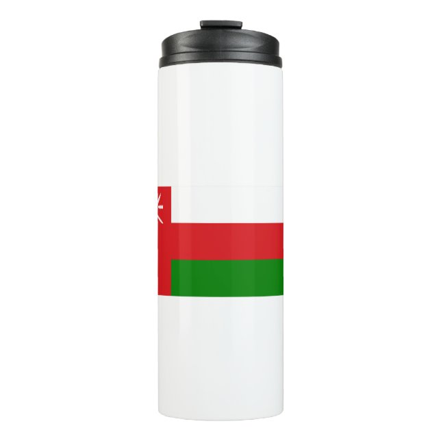 Oman Flag Thermosbecher (Vorderseite)