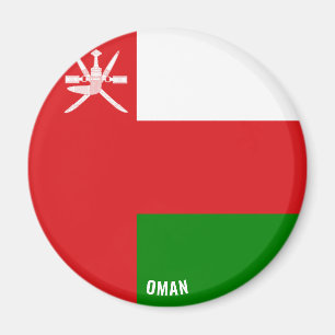 Oman-Flagge Charmantes Patriotisches Magnet