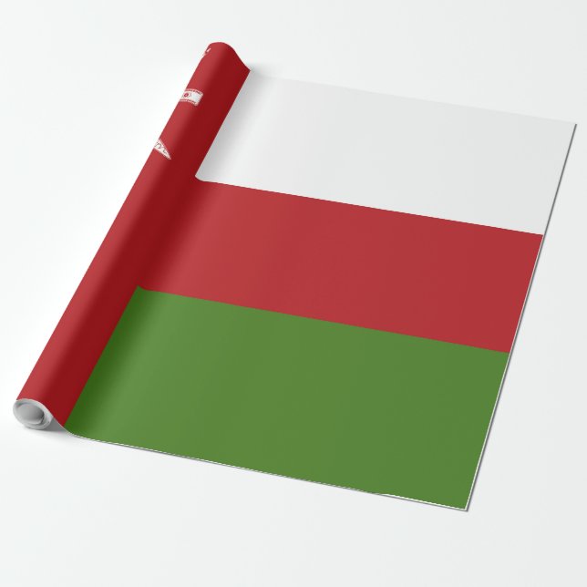 Oman-Flagge Geschenkpapier (Ungerollt)