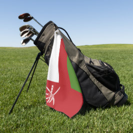 Oman-Flagge Golfhandtuch