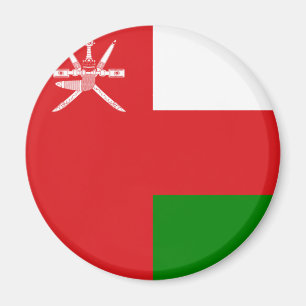Oman-Flagge Magnet
