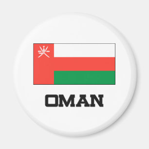 Oman-Flagge Magnet