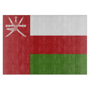 Oman-Flagge Schneidebrett