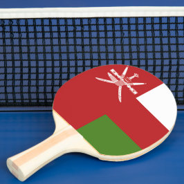 Oman-Flagge Tischtennis Schläger