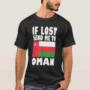 Oman-Flaggen-Design Wenn verloren, schicken Sie mi T-Shirt