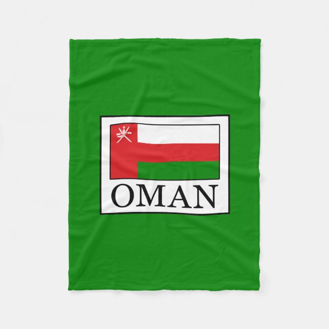 Oman Fleecedecke (Vorderseite)