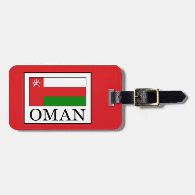 Oman Gepäckanhänger (Vorderseite horizontal)