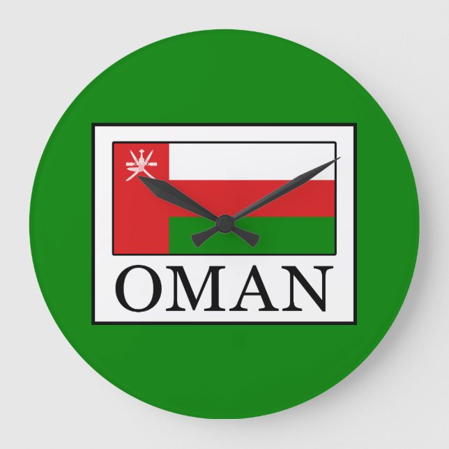 Oman Große Wanduhr (Vorderseite)