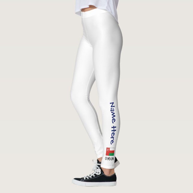 Oman Imani Flag Personalisiert Leggings (Links)