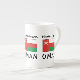 Oman Imani Flag Personalisiert Prozellantasse