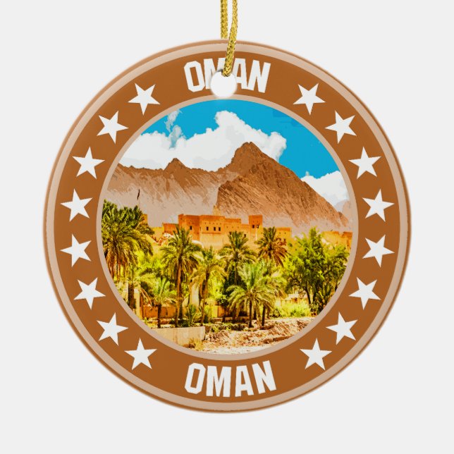 Oman Keramik Ornament (Vorne)