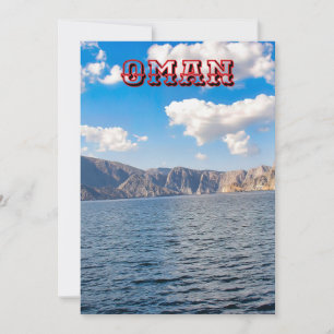 Oman Landschaft Feiertagskarte